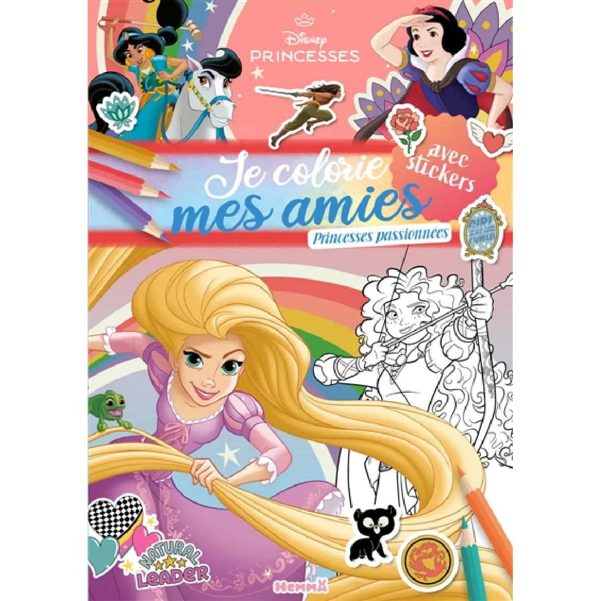 Disney Princesses : Je colorie mes amies : Princesses passionnées