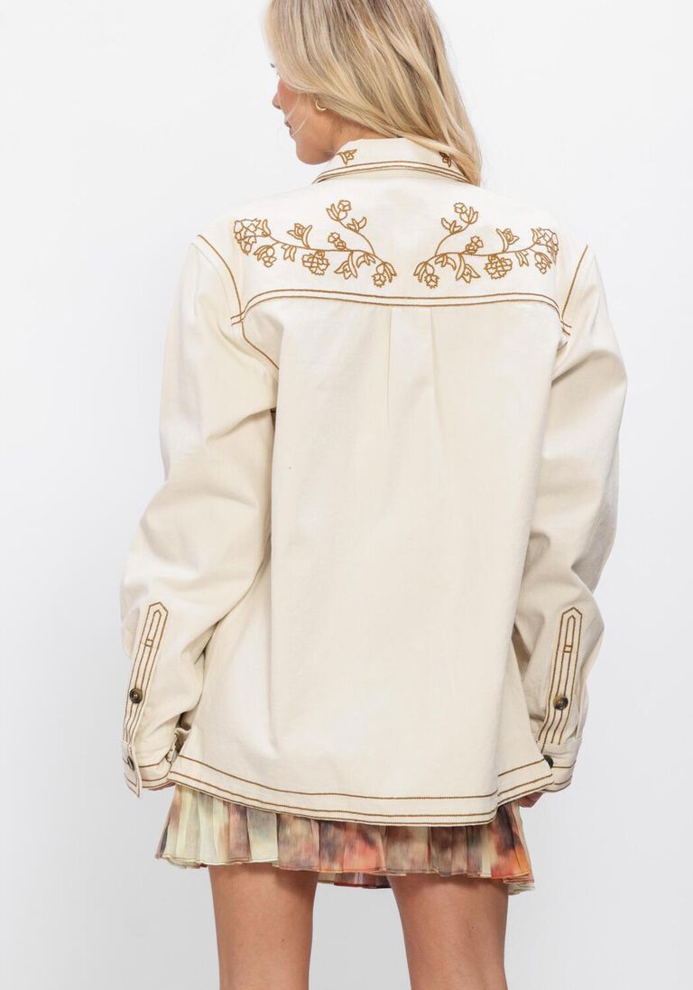 ecru isabel marant overshirts rudy jacket