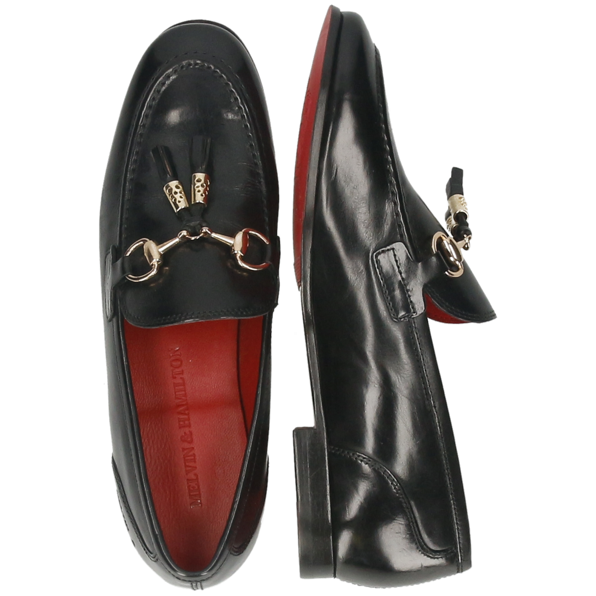SCARLETT 78 - Mocassins à talon plat | Noir