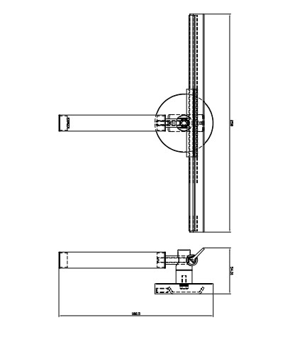 Eastbrook Genoa messing wisser chroom