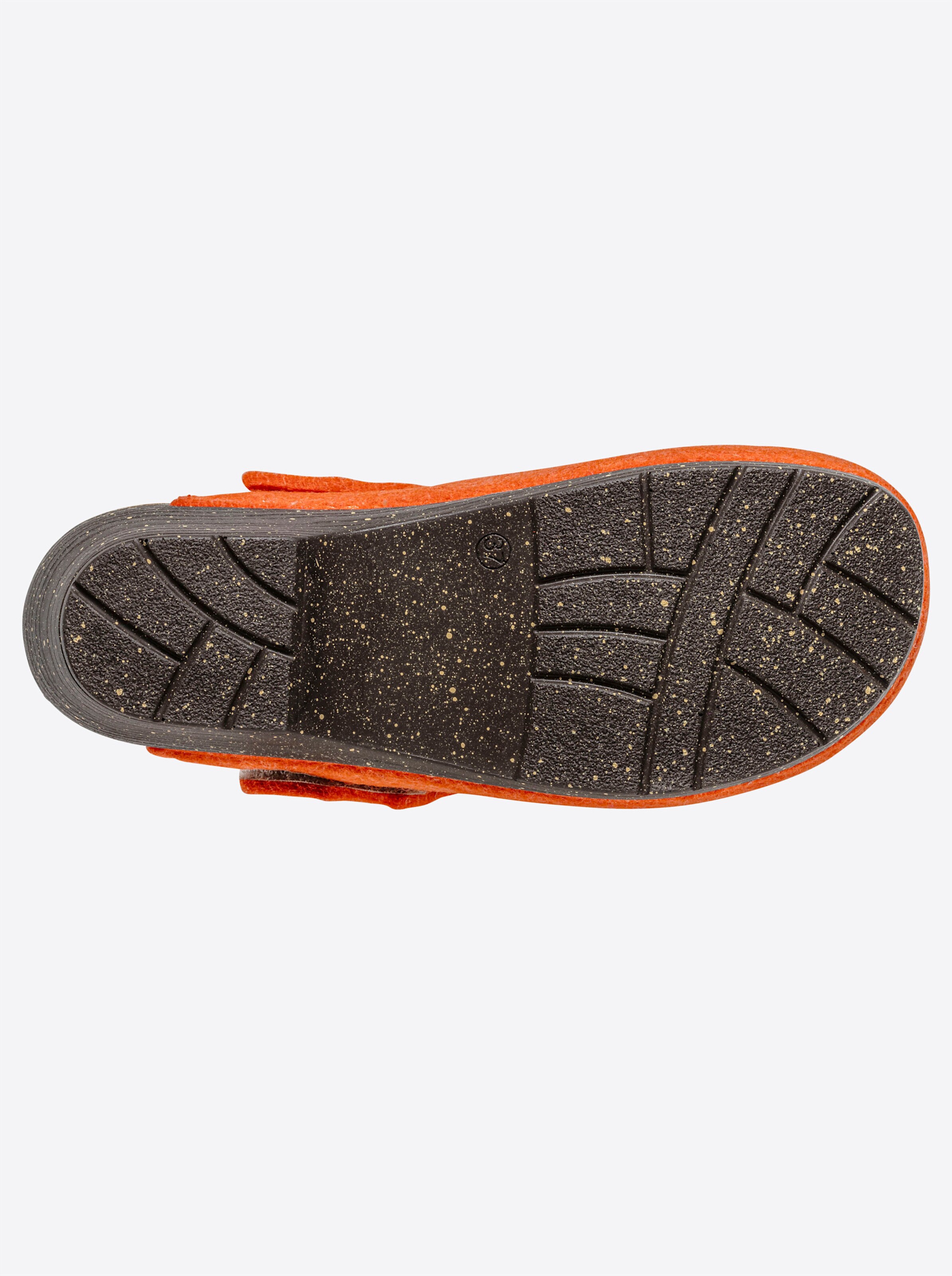 Dr. Feet Hausschuh in orange