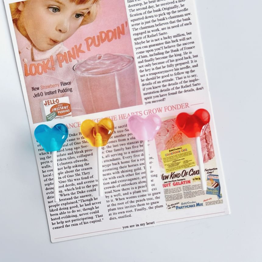 Indus - Lollipop Hars Koelkastmagneet (Diverse Ontwerpen) / Set