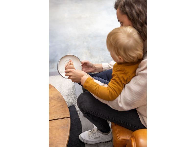 Tiny Love 3D-Abdruckset Zauberbox rund Die Andenkenbox für die ersten Monate des Babys