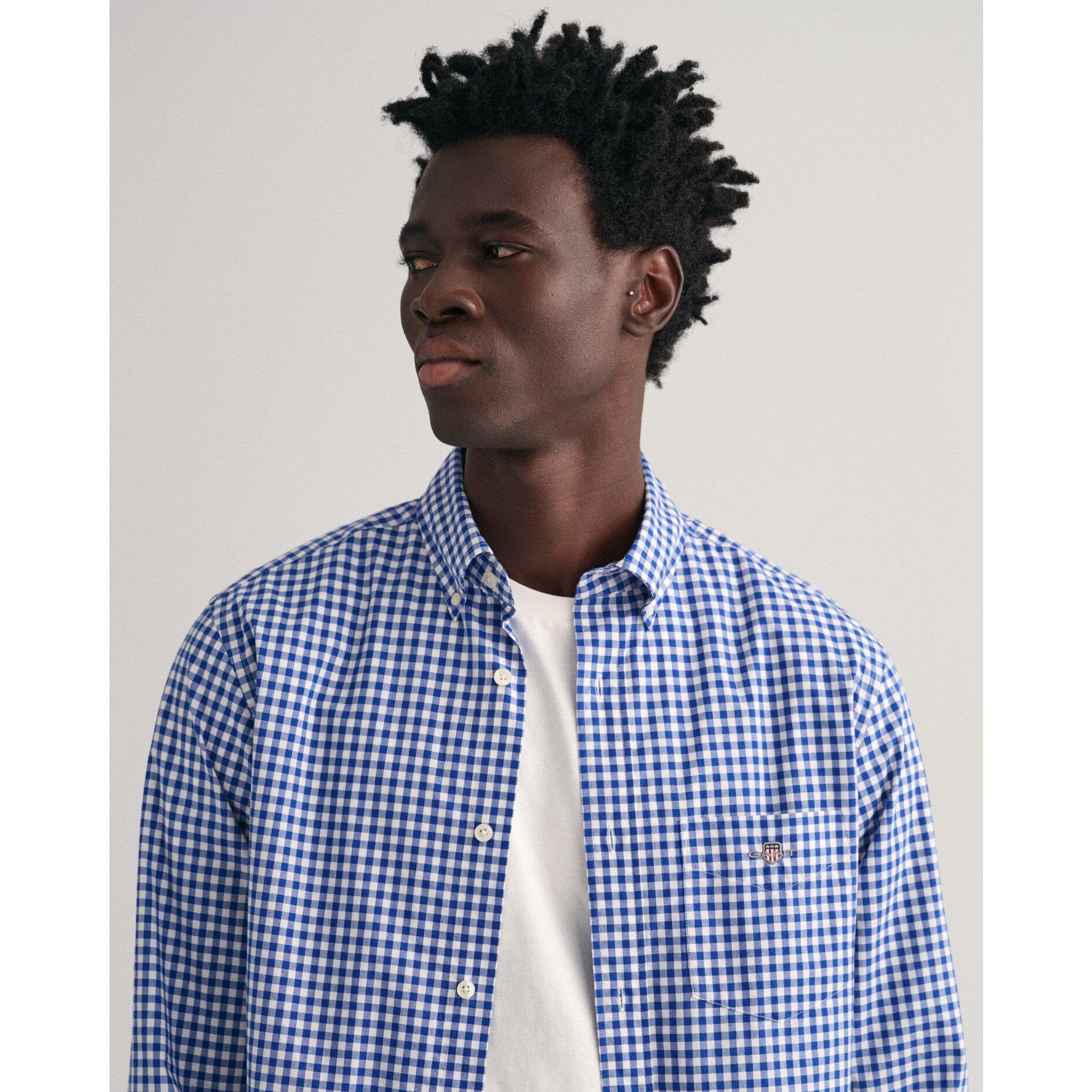 Gant Regular Fit Gingham Poplin Shirt