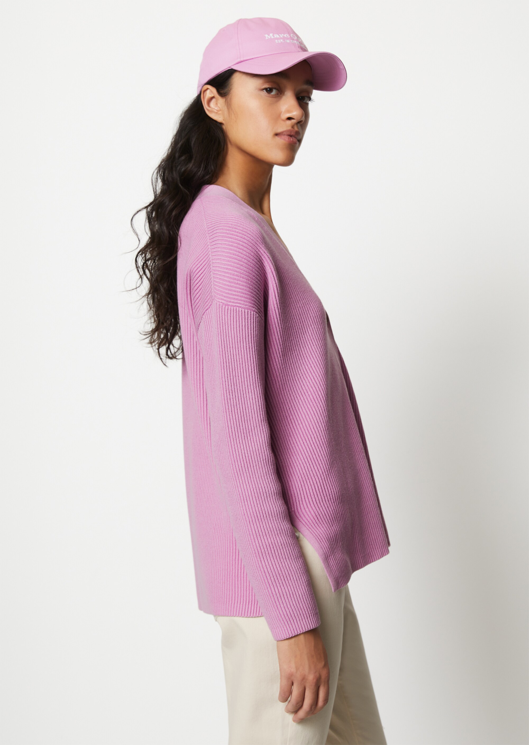 Cardigan loose aus Organic Cotton