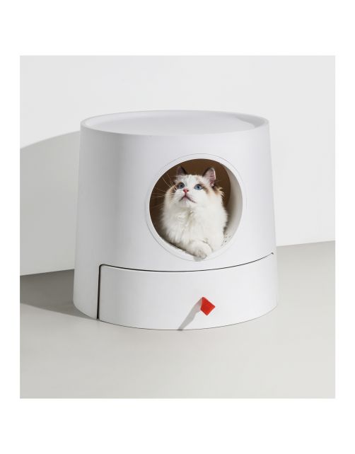 Petlux Castle Kattenbak - Kattentoilet - 49x49x57 cm Wit Xl