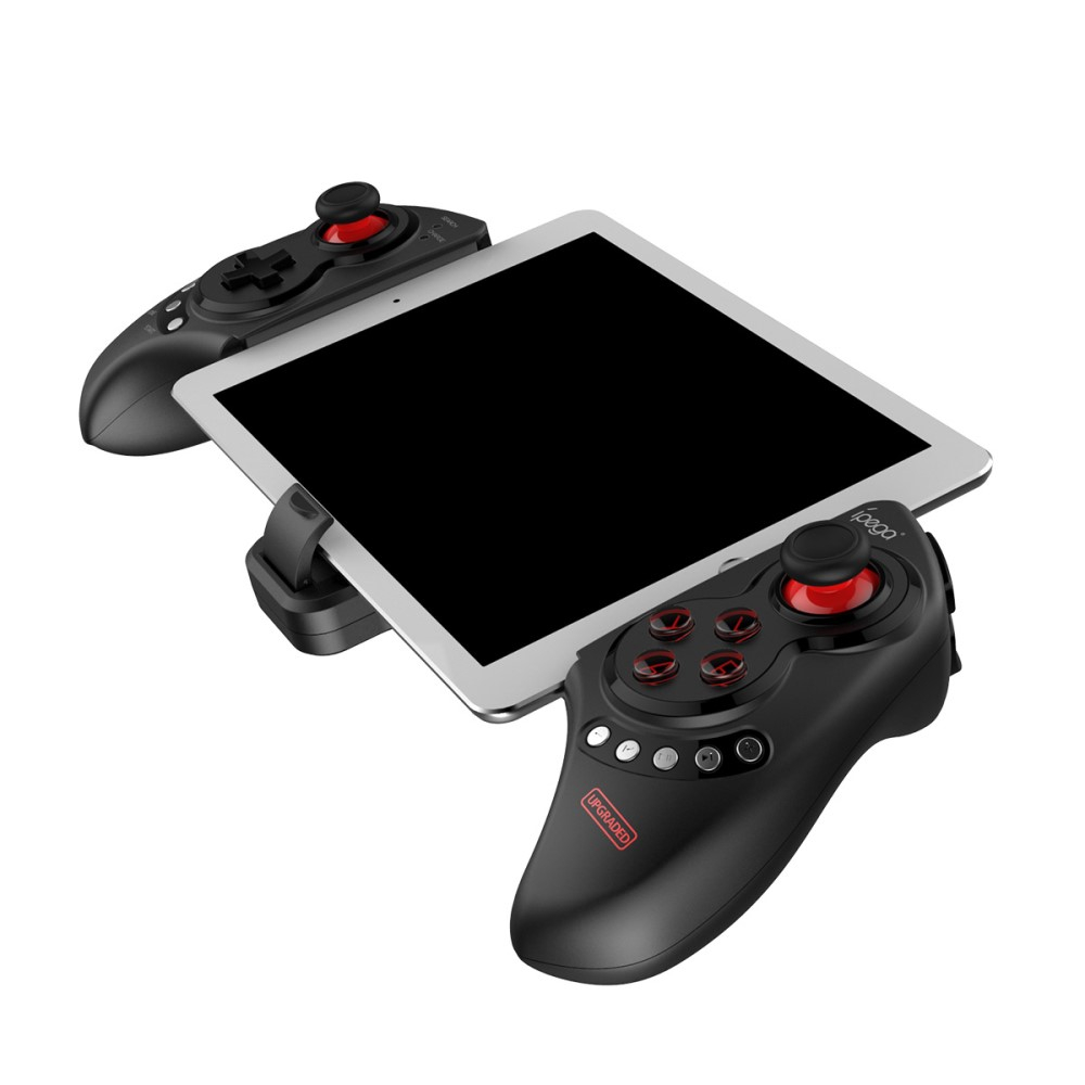 Universal Bluetooth Gamepad Joystick Gaming Controller für Smartphones / Tablets mit einer Grösse von 125-280mm (iOS / Android) - Schwarz