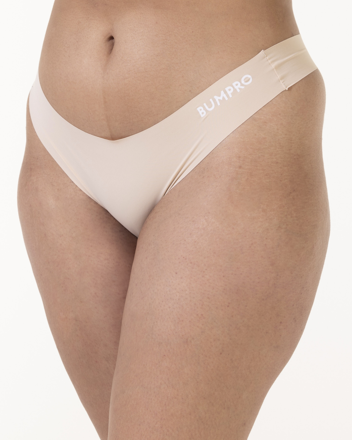 BumPro 3-pack No Show Thong Black\White\Sand
