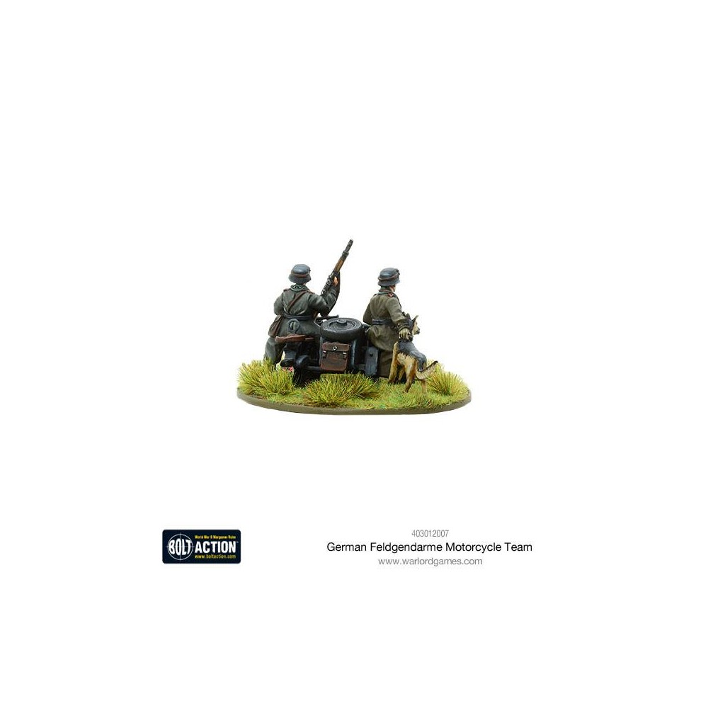 Bolt Action - German Feldgendarme Motorcycle Team