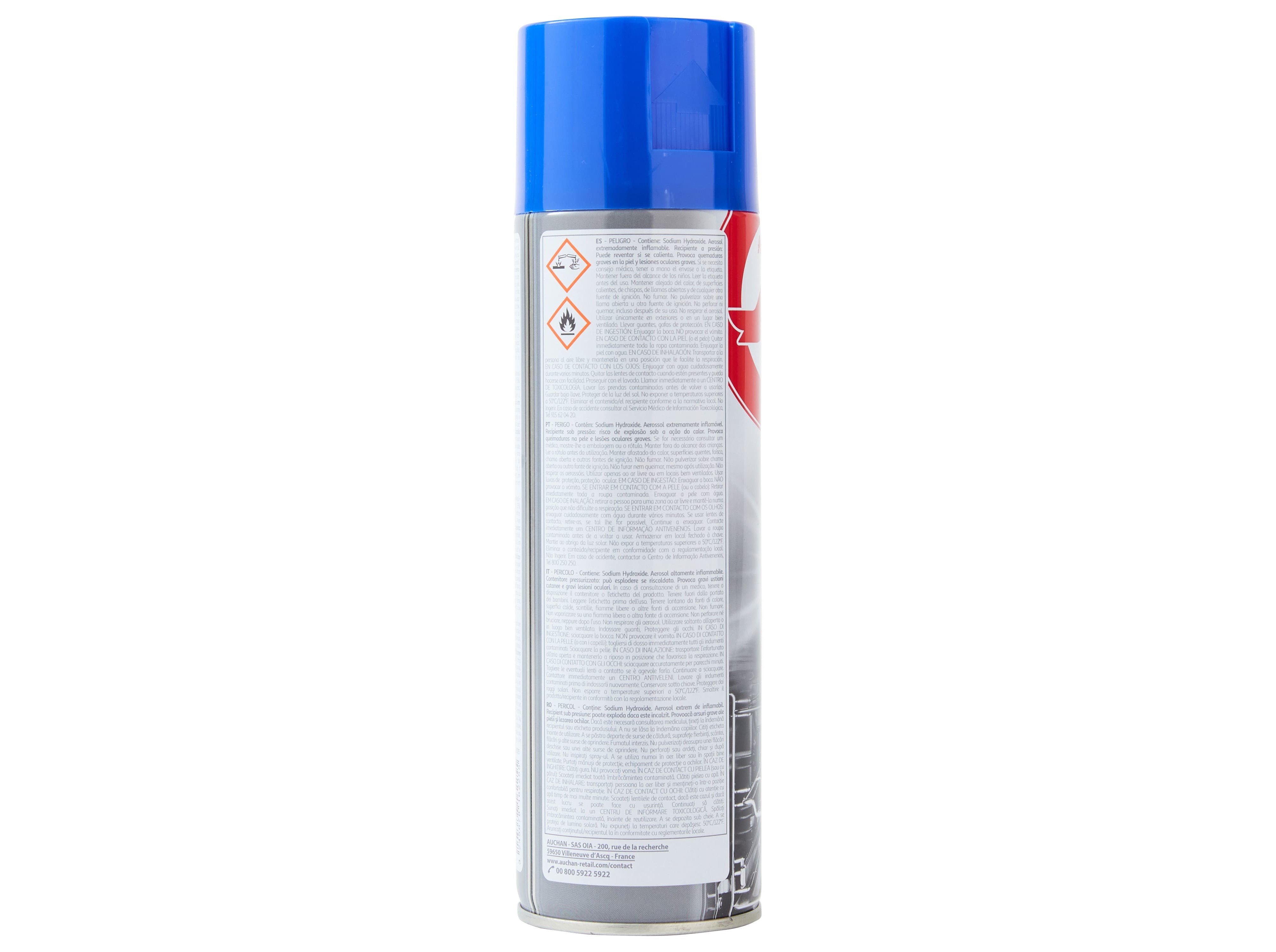 SPRAY AUCHAN LIMPA FORNOS TRADICIONAL 500ML