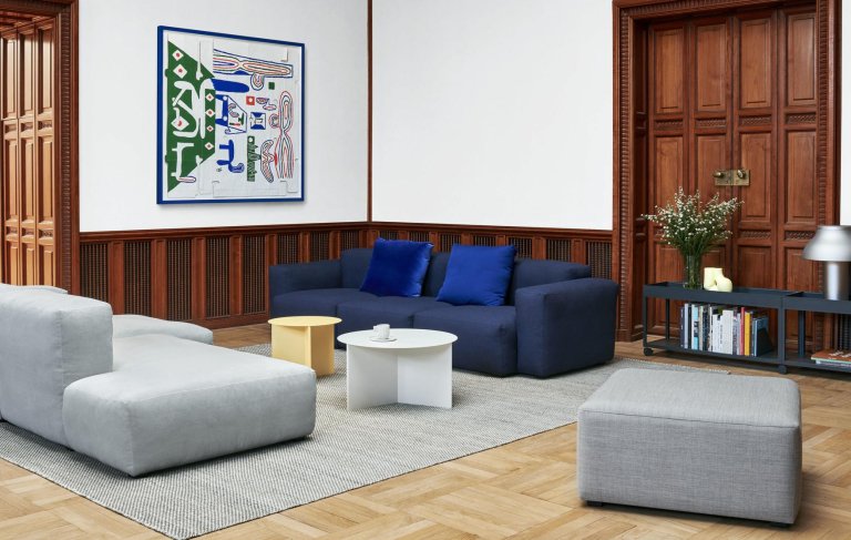 Hay Mags ottoman 79x79 Hallingdal 130