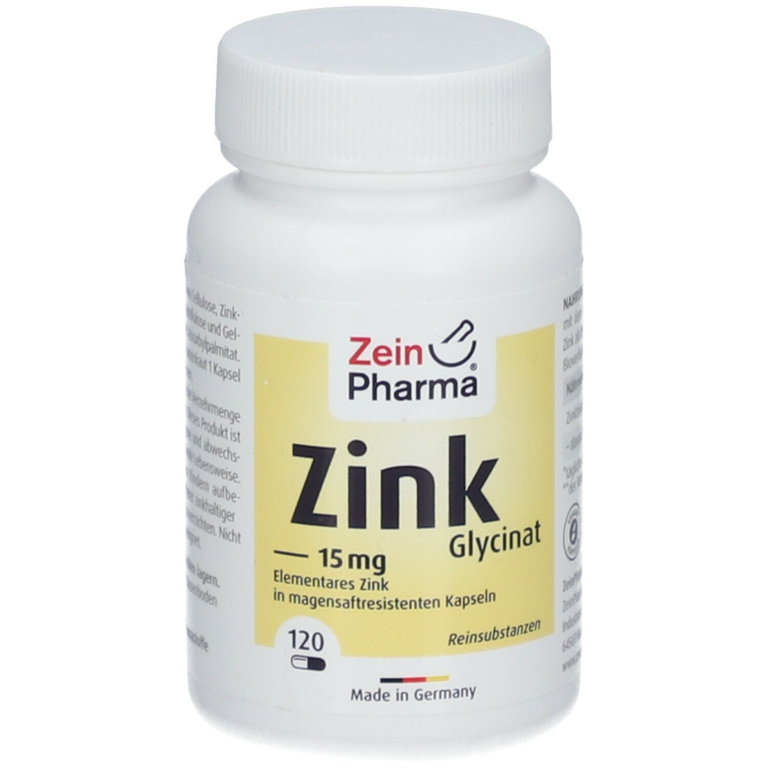 ZeinPharma® Zink Kapseln Chelat 15 mg