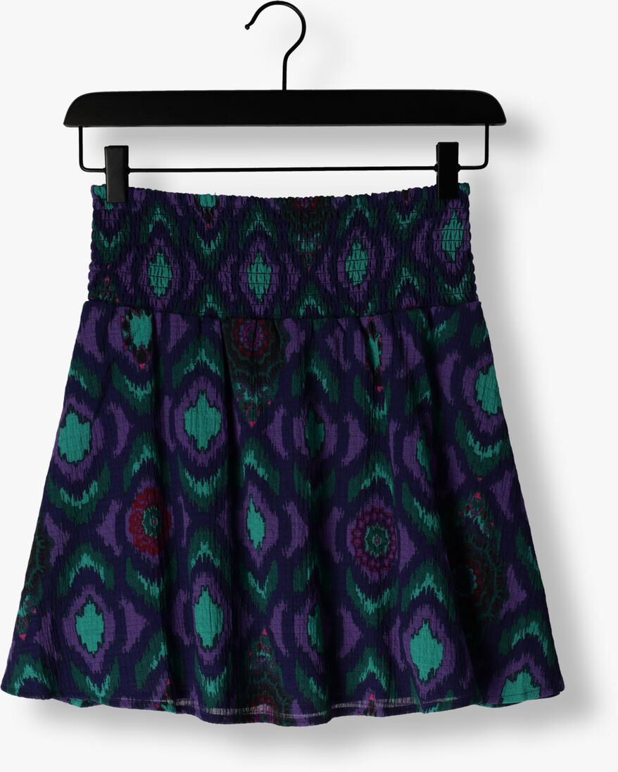 ALIX THE LABEL paarse alix the label minirok ladies woven ikat mini skirt