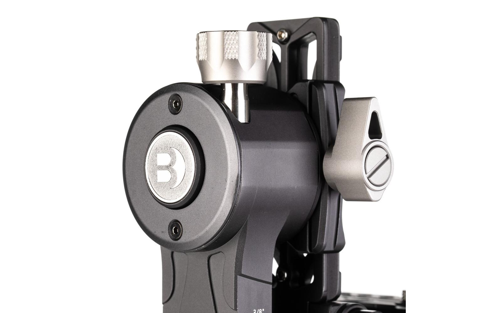Gimbal Kopf GH2F faltbar<br>Schlanker Gimbal-Kopf mit vielen Funktionen, ideal für Teleobjektive und Spektive