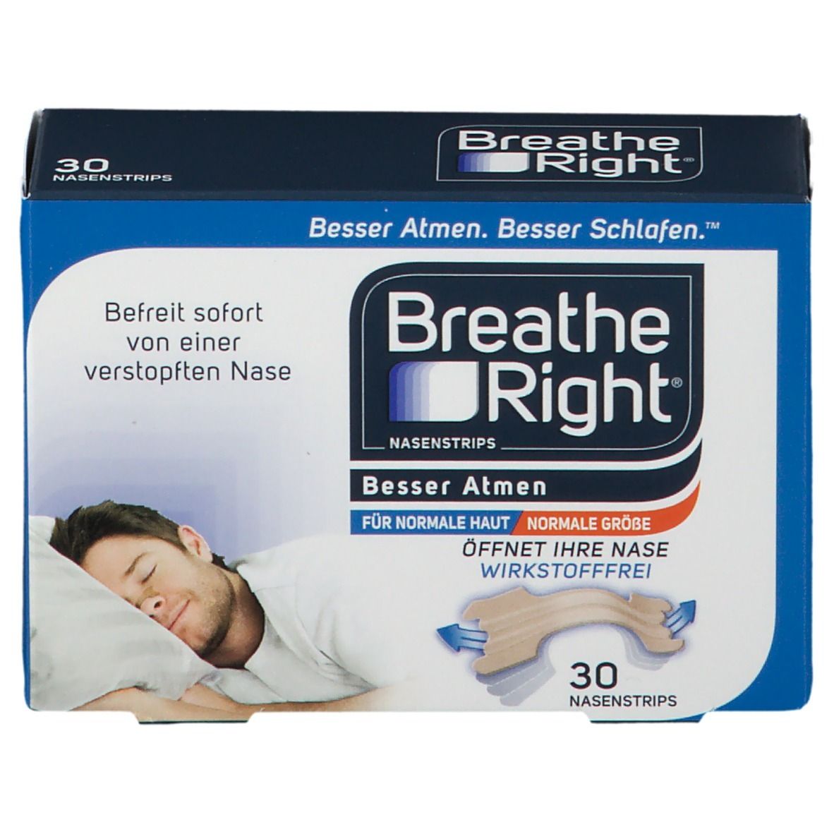 Besser Atmen Breathe Right Nasenpflaster Beige Normal