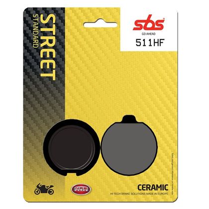 Plaquettes de freins SBS 511HF Organique avant