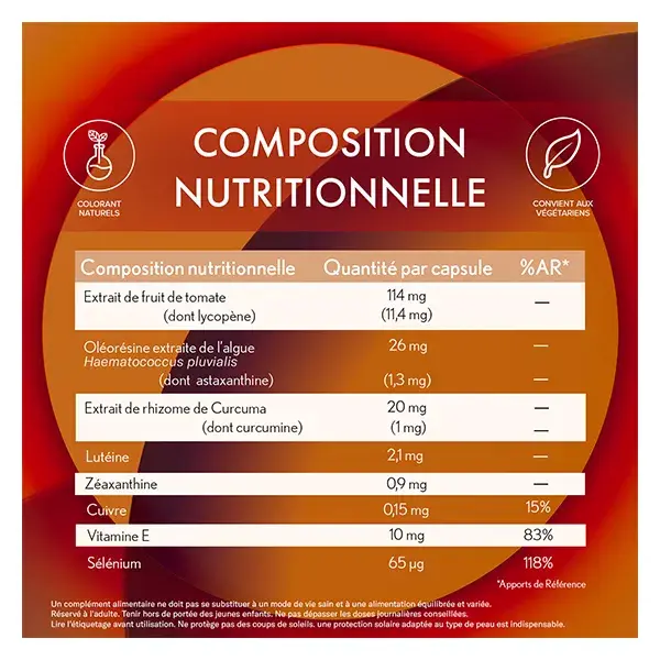 Oenobiol Perfect Bronze Solaire 2en1 Autobronzant et Préparateur solaire 30 comprimés