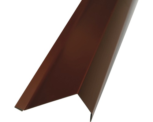 PRECIT Kanthoek voor trapeziumplaat H12 Chocoladebruin RAL 8017 1000 mm x 40 mm x 100 mm