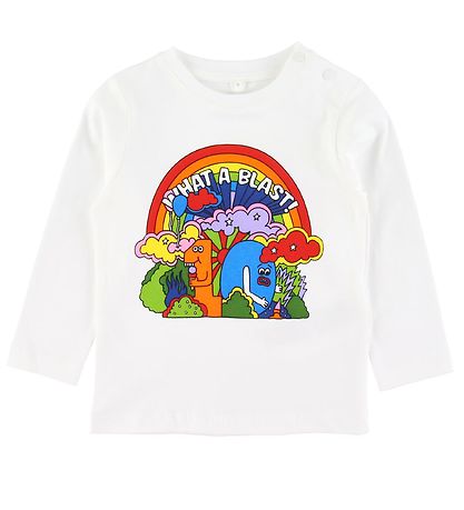 Stella McCartney Kids Kinderbluse - What A Blast - Weiß