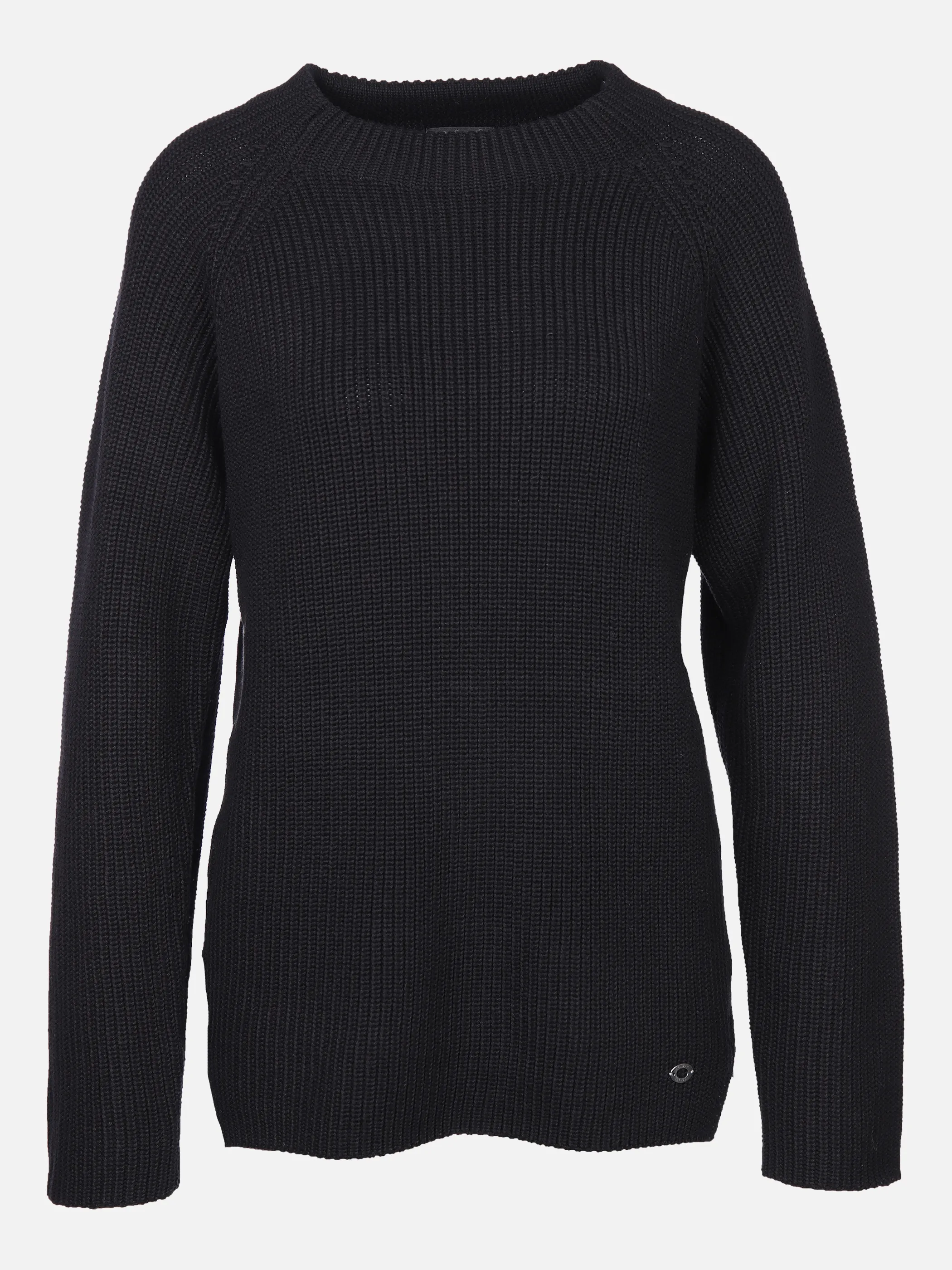 Damen Pullover mit Kontrasteinsatz und Reißverschluss