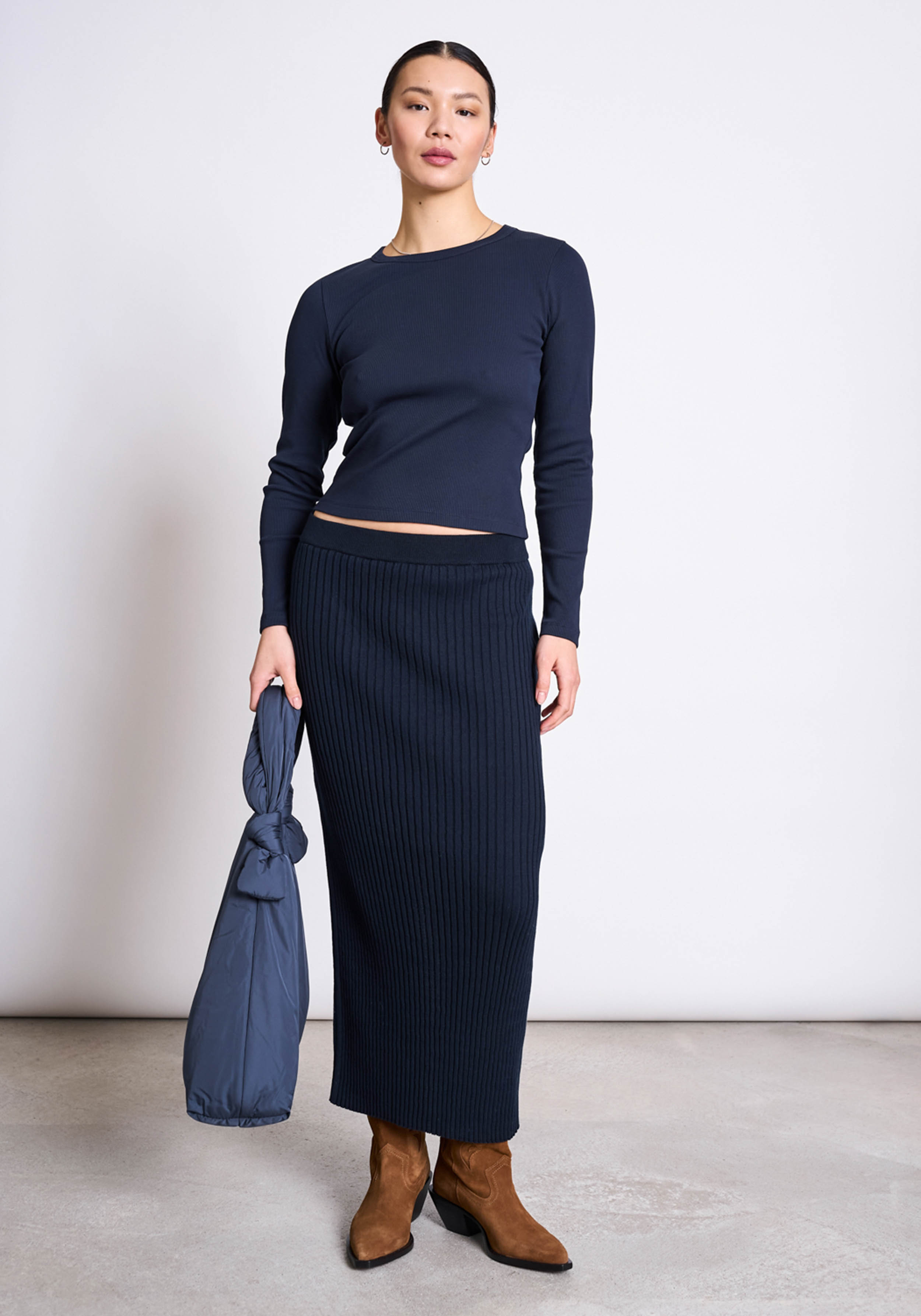 Jan 'n June Longsleeve Shirt Muri Rib Nightfall