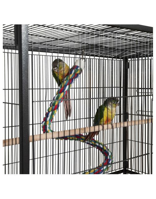 Keddoc Vogelkooi Super Home - Vogelverblijven - 94x58.4x152.4 cm Antraciet