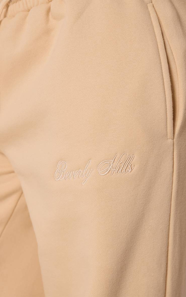 Butter Cream Jogging Large Brodé Beverly Hills