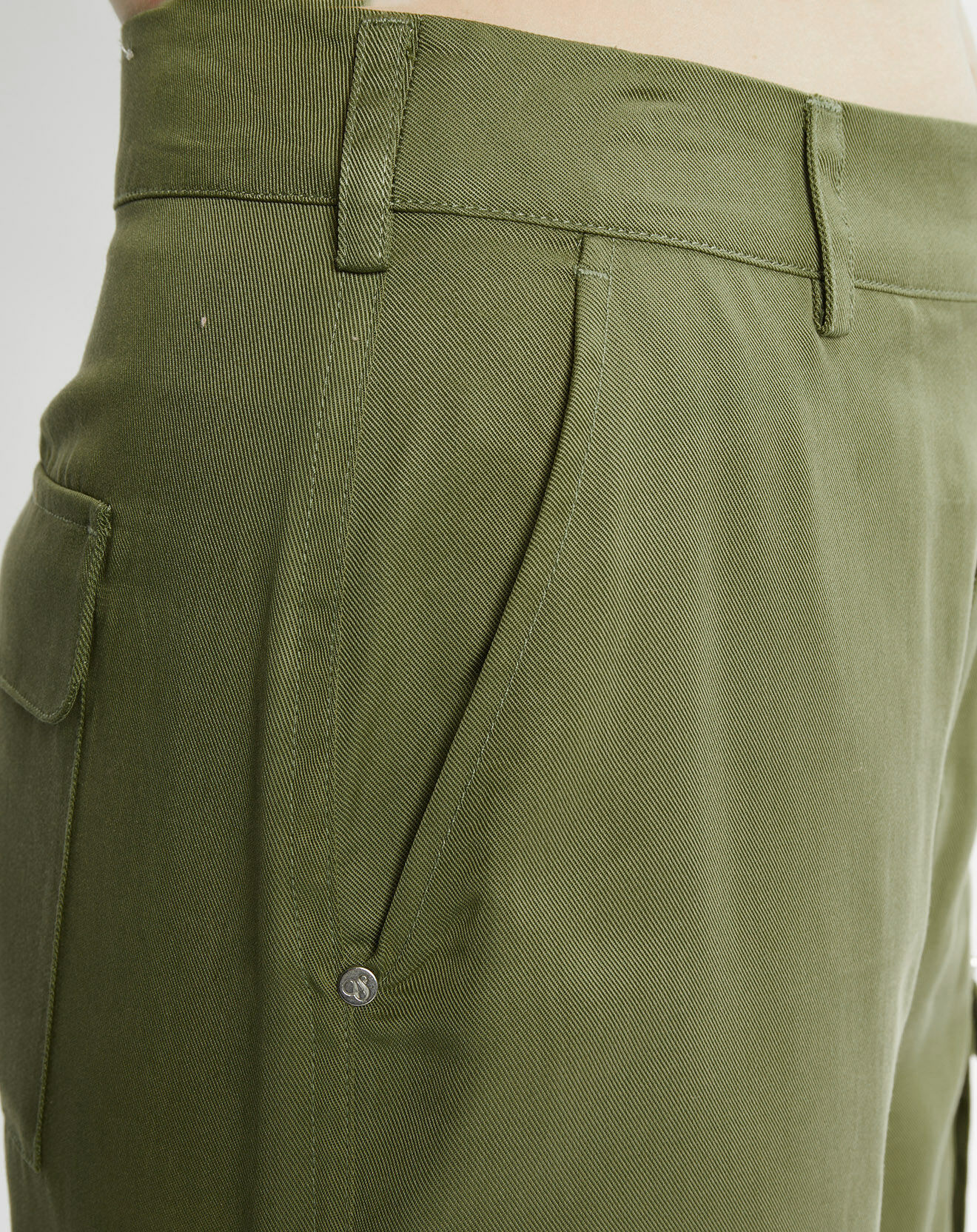 Scotch & Soda Pantalon Cargo kaki