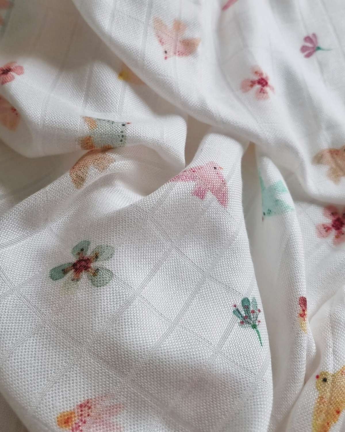Swaddle / Svøpeteppe – 100% Øko Bambus | 120x120cm