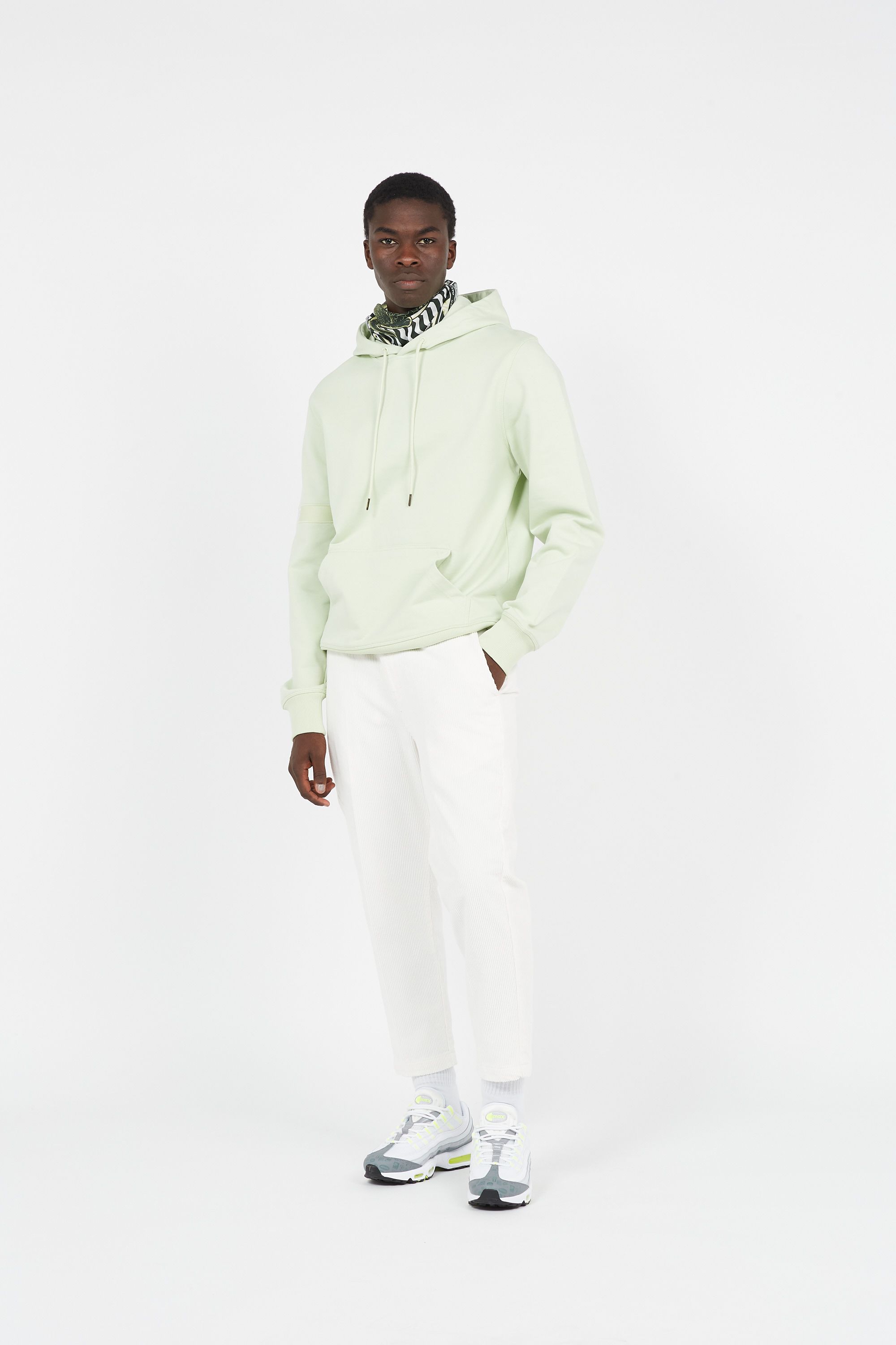 Daily Paper Hoodie tonal captain hood Vert