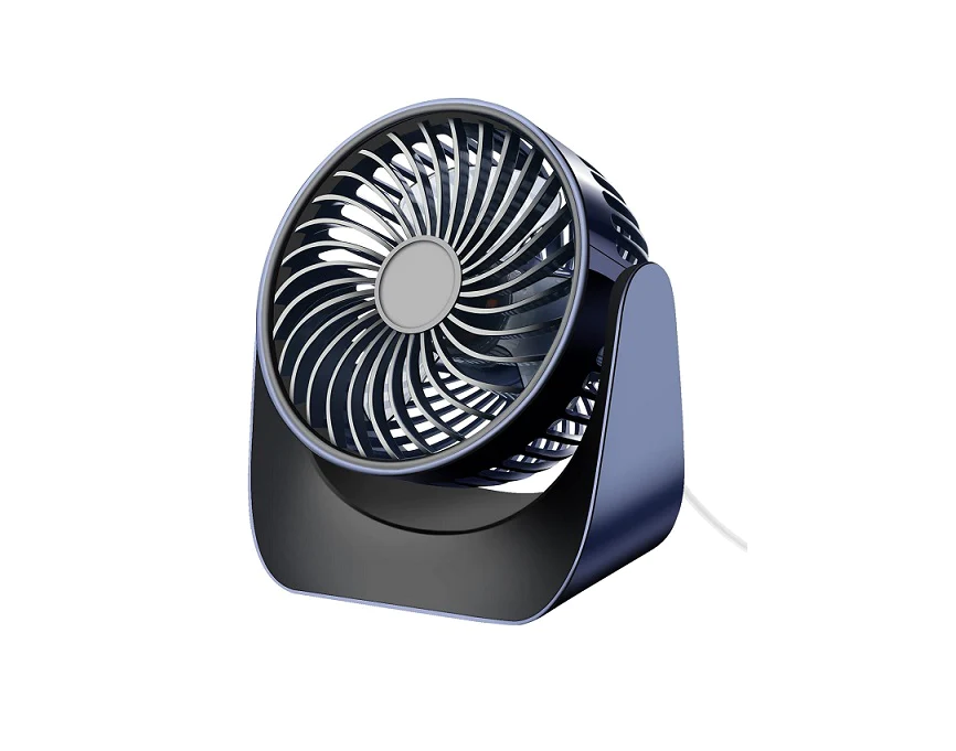 Mini Ventilateur Bureau de 3 Vitesses bleu marin Vendos85
