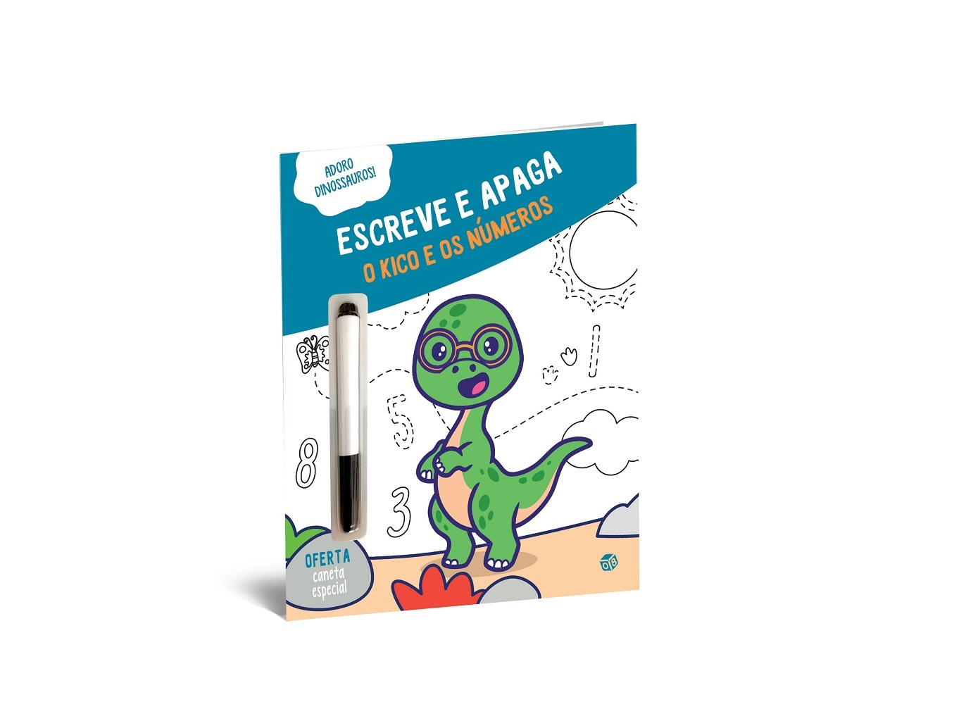 LIVRO ADORO DINOSSAUROS O KICO E OS NÚMEROS