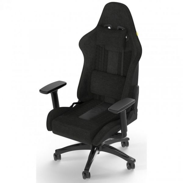 Cadeira Gaming Corsair TC100 RELAXED Fabric Black/Black - CF-9900029-WW