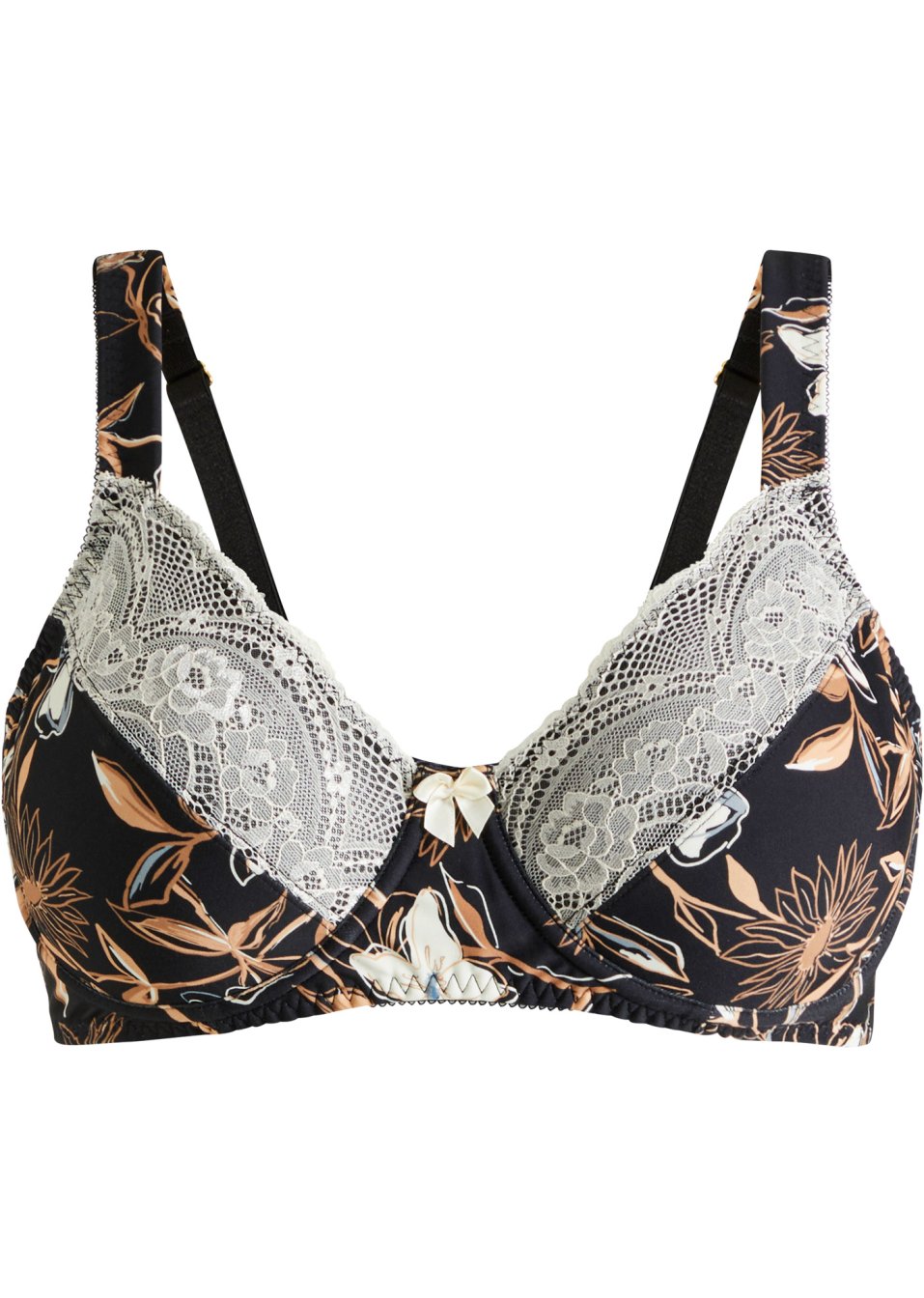 Soutien-gorge minimiseur à armatures avec polyamide recyclé