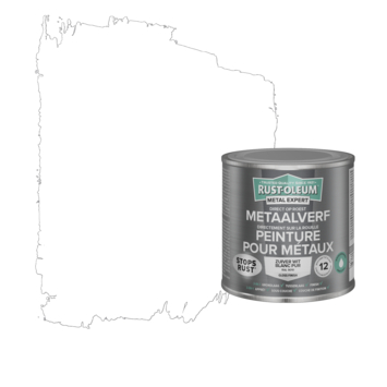 Rust-Oleum metaalverf hoogglans RAL9010 250 ml