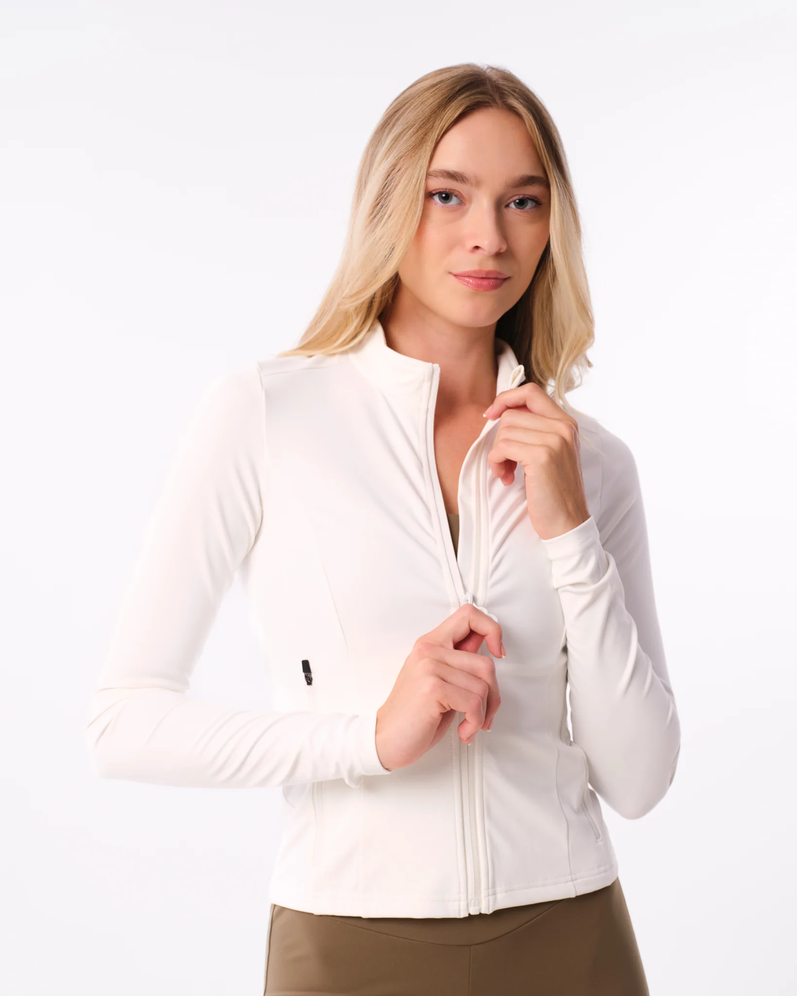 Bumpro Lively Zip Up Jacket White