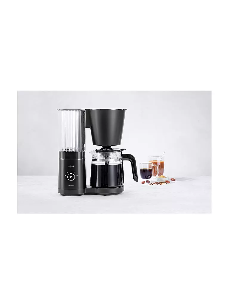 ZWILLING Filterkaffeemaschine ENFINIGY 1,5l Schwarz schwarz