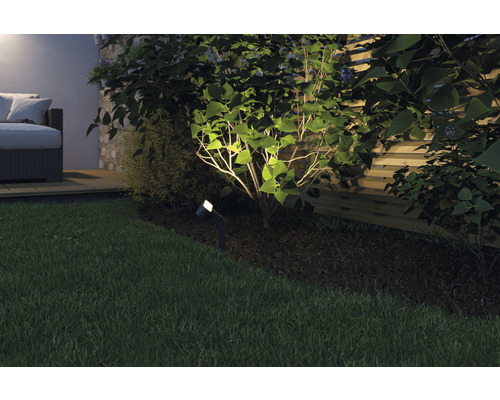 Paulmann Plug & Shine LED tuinspot 6W 450 lm 3000 K IP65 Ito horizontaal enkel licht antraciet 230/24 V