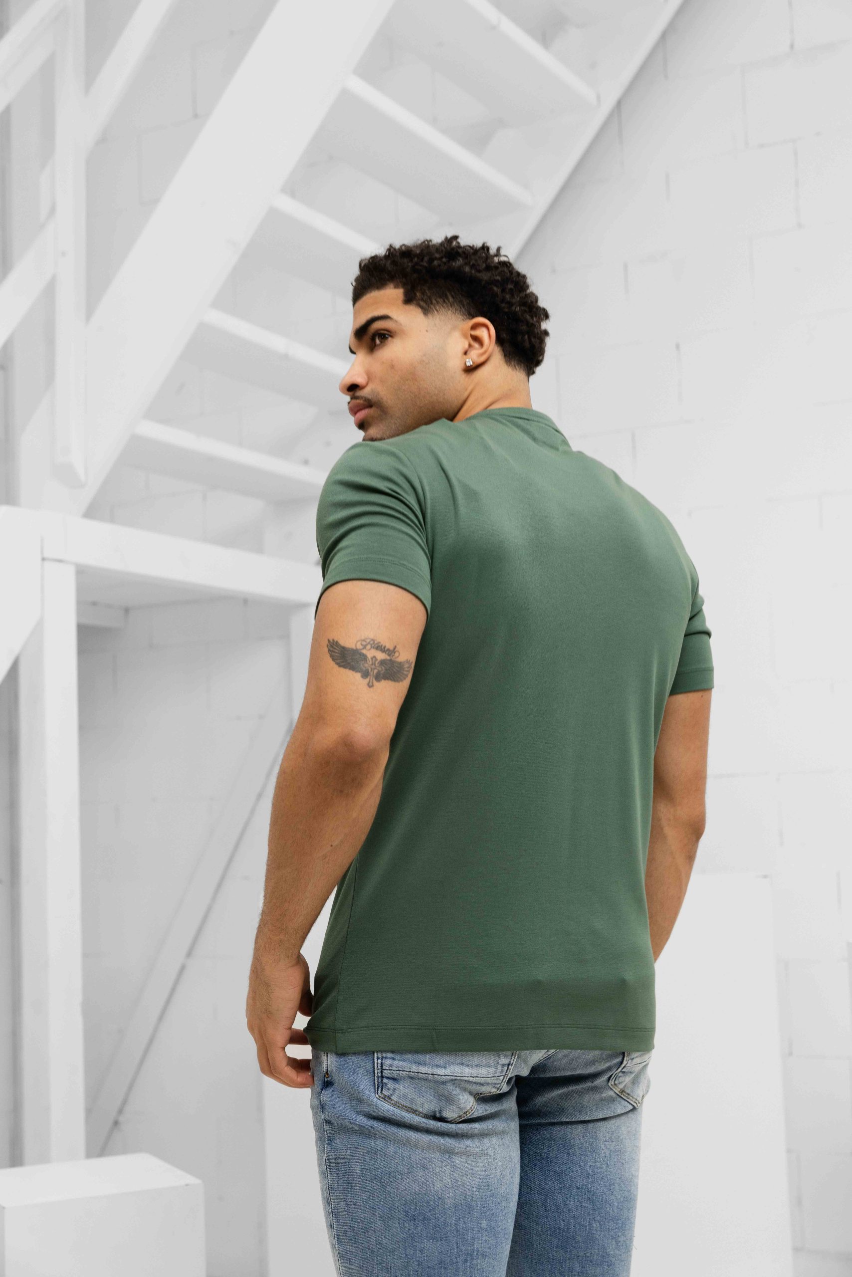 EA7 Emporio Armani 7M001331 T-Shirt Heren Groen