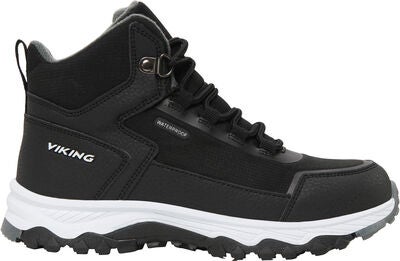 Viking Akkarvik L Mid WP Sneakers, Svart/Grå