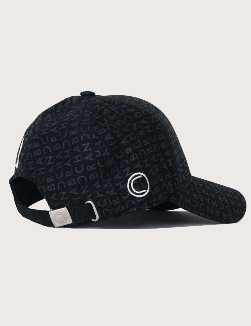 CHABRAND CASQUETTE SIGLÉE MONOGRAMME NOIR