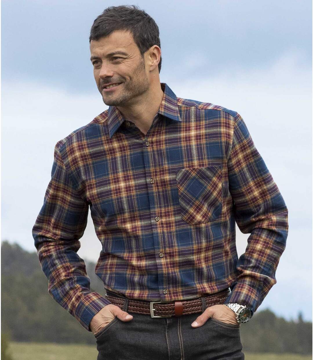 Chemise Flanelle à Carreaux Automnale