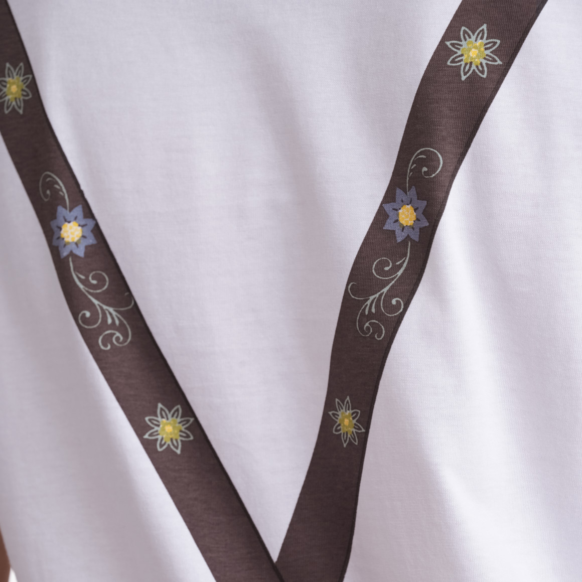 Gina Benotti Damen T-Shirt in Okotberfest-Optik weiss