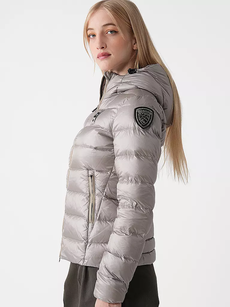 BLAUER Daunenjacke CHARME hellgrau