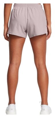 Short Under Armour Fly By 3 inch Mauve Femme