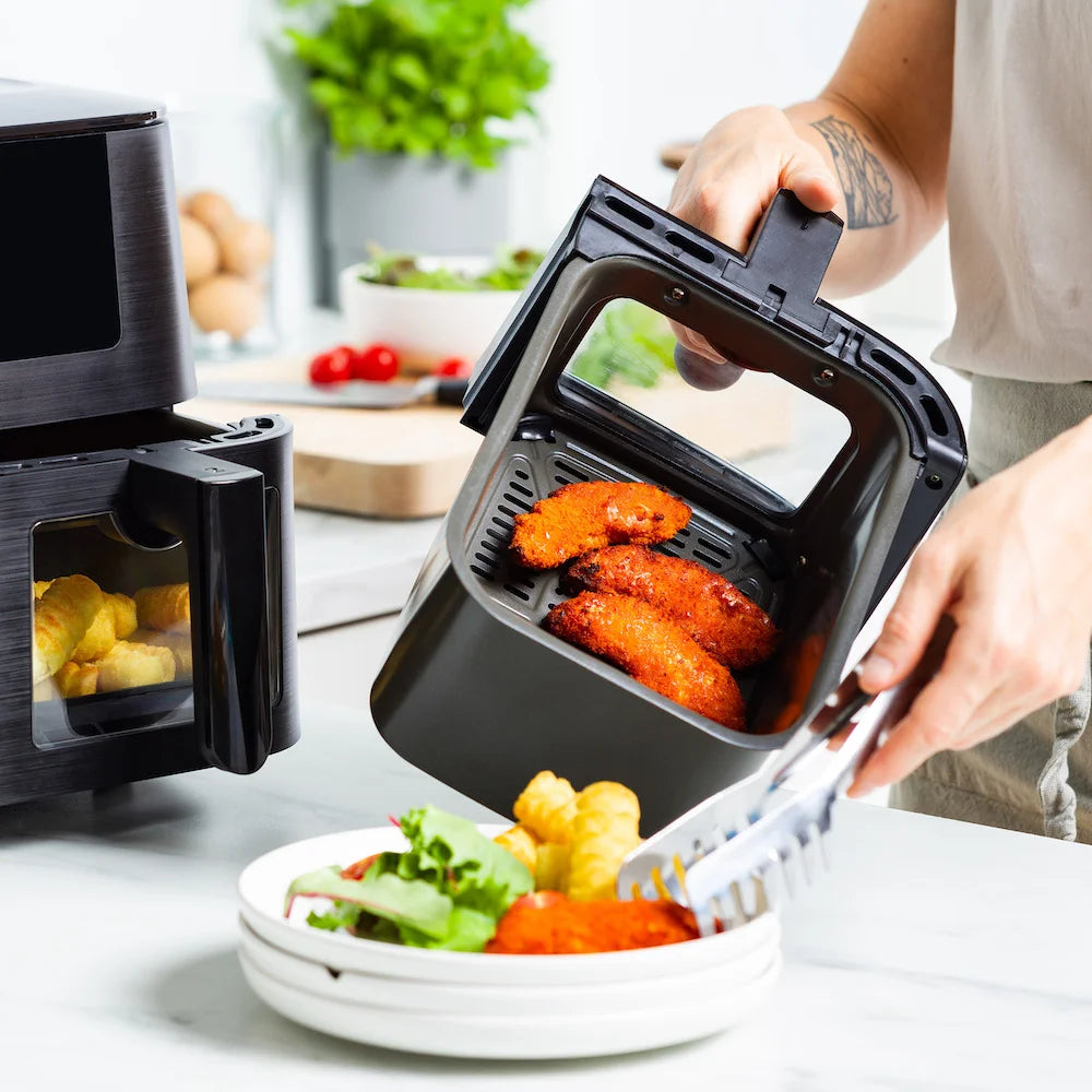 GreenPan Bistro AirFryer DUAL XL   8delig Bak set PFAS-vrij