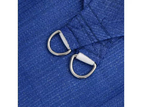 Voile d'ombrage 160g/m² rectangulaire bleu 3,5x4,5 m PEHD