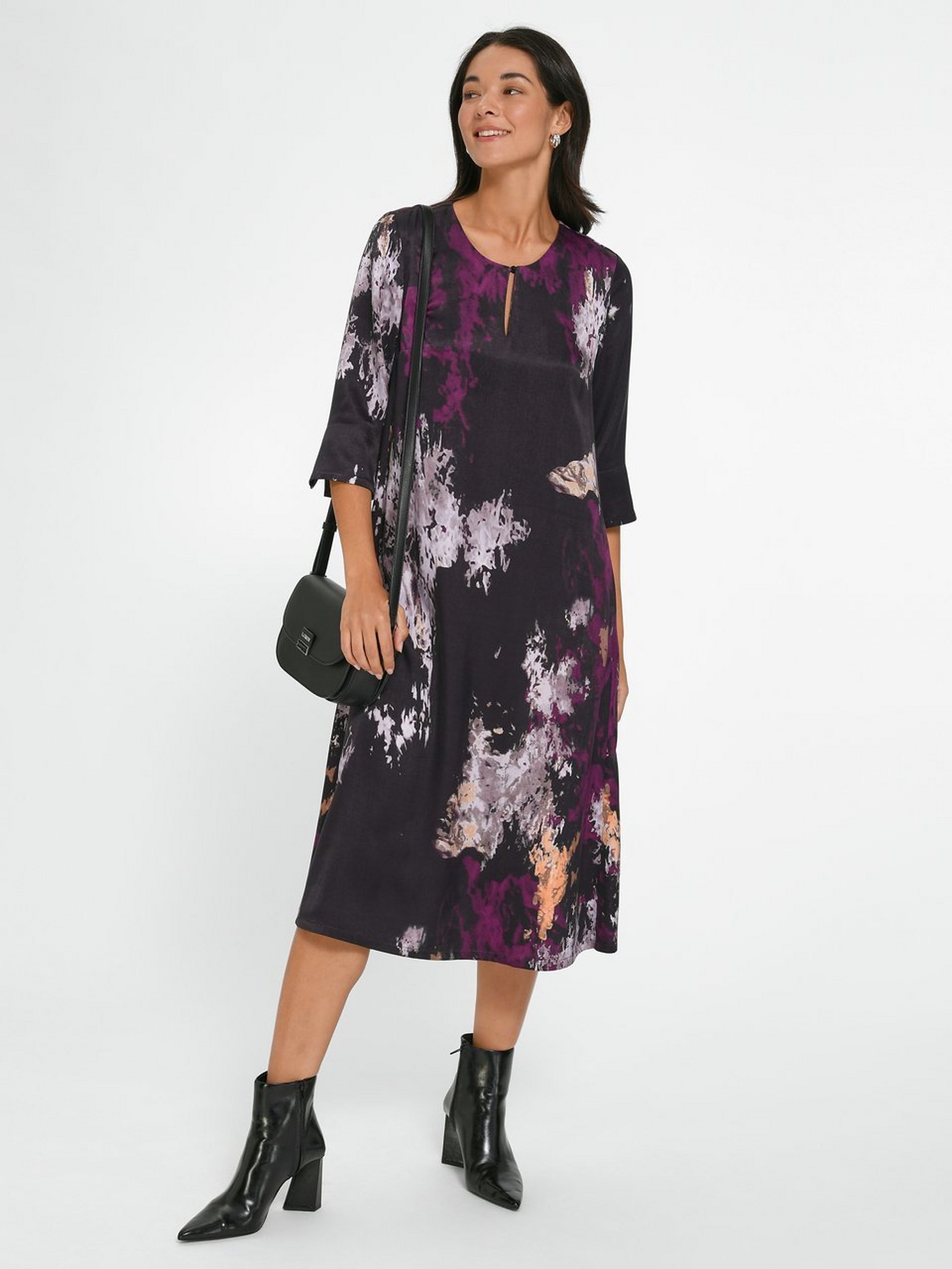 Kleid mit 3/4-Arm