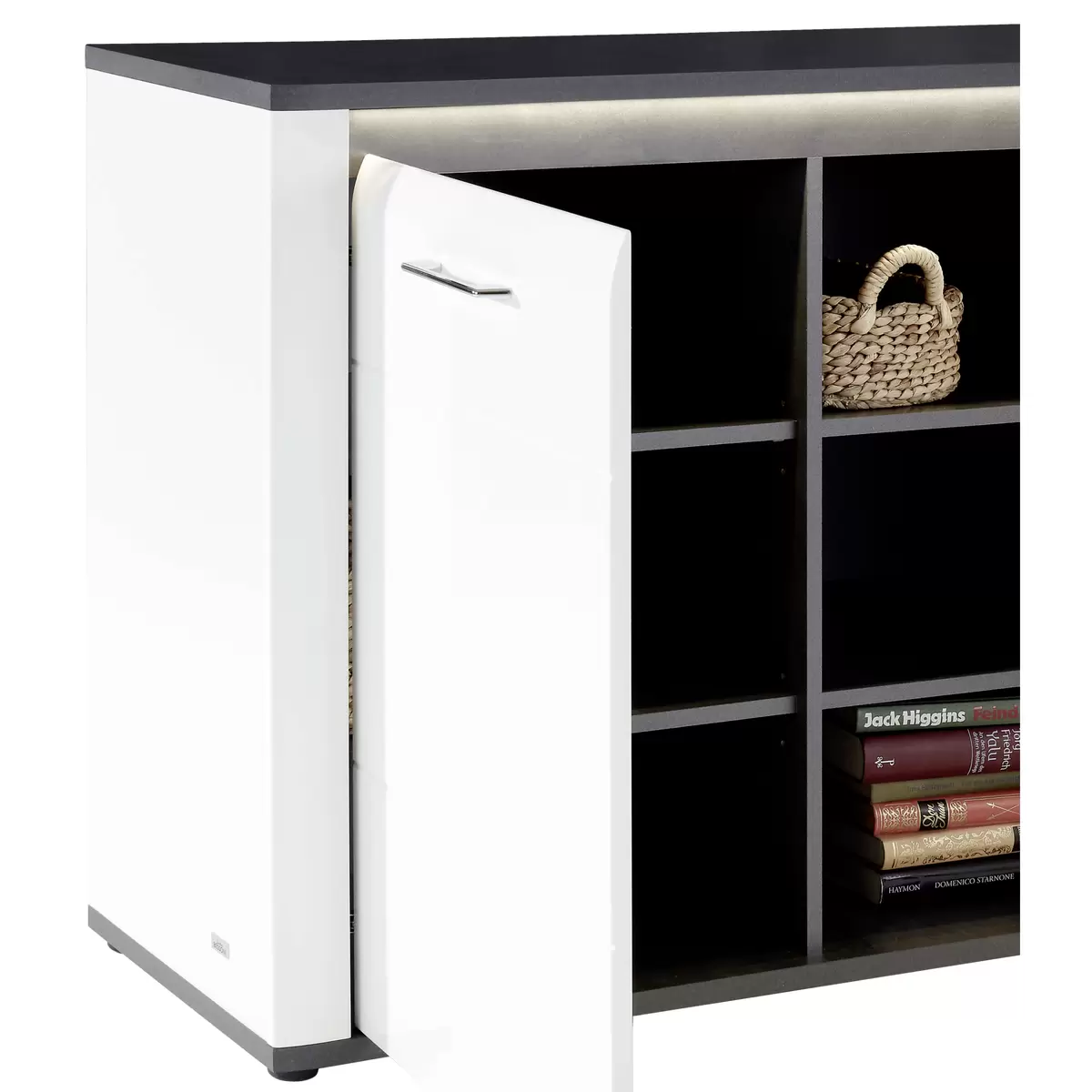 Sideboard Alassio weiss,grau