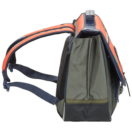 Tann's - ANATOLE CARTABLE 38 CM - Kaki / Rouge
